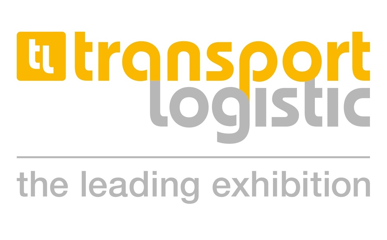 Logo mit Schriftzug transport logistic - the leading exhibition
